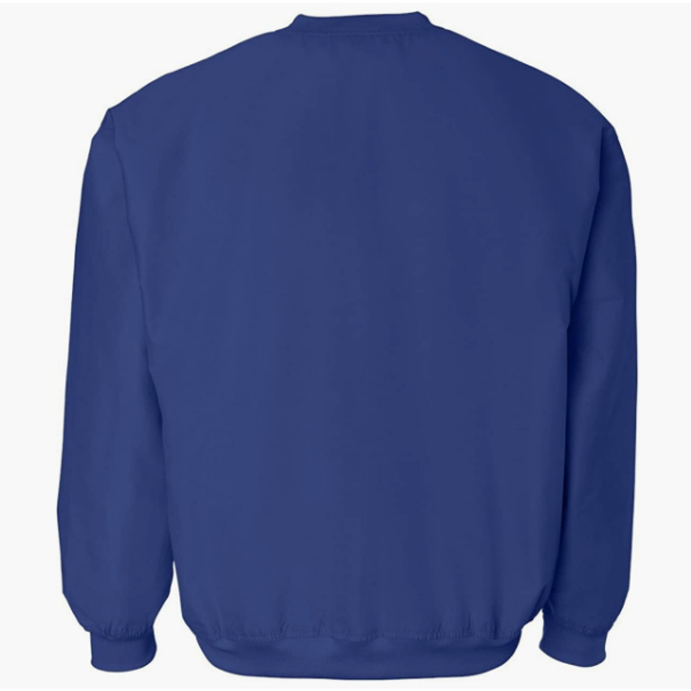 Badger Sport Microfiber 7618 Windshirt Tagles Vneck Golf Wind Shirt Royal Medium - Picture 4 of 4